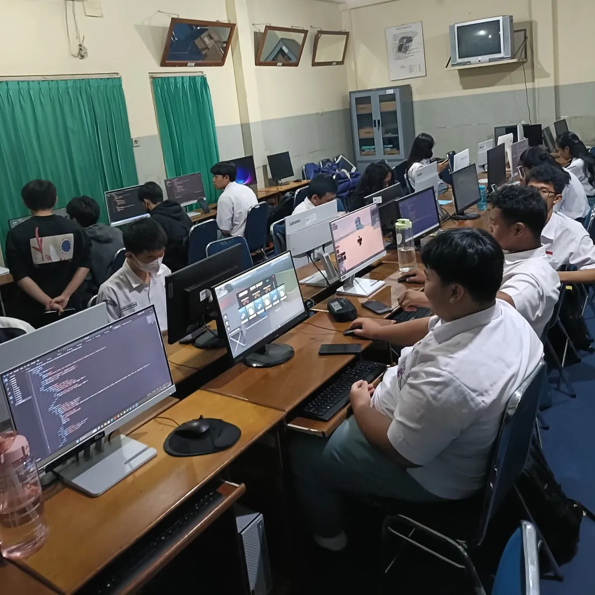 Menuju ulangan akhir semester